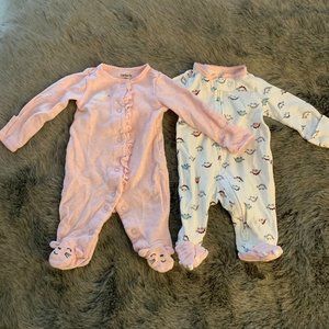 Baby Girl Bunny and Dinosaur Sleep & Play Set/2